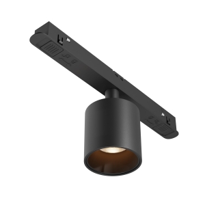 Czarny reflektor tubka na szynę magnetyczną Exility Maytoni TR132-2-7W3K-B Alfa S LED 7W 3000K 50stopni