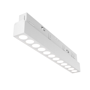 Biały reflektor diodowy 22cm na szynę magnetyczną Exility Maytoni TR031-2-12W4K-W Points LED 12W 4000K 36stopni