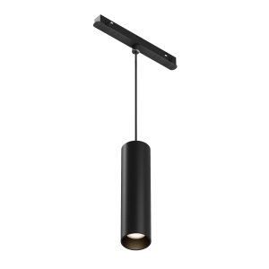 Czarna lampa wisząca na czarną szynę magnetyczną Exility Maytoni TR041-2-12W3K-B Focus LED 12W 3000K 36stopni