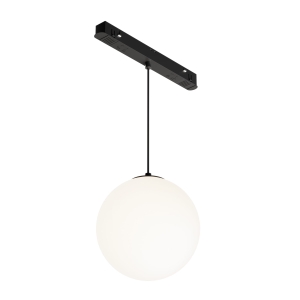 Czarno biała lampa wisząca kula na szynę magnetyczną Exility Maytoni TR039-2-5W4K-1 Luna LED 4000K 360stopni