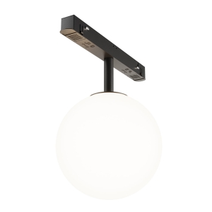 Czarno biała lampa szklana kula na szynę magnetyczną Exility Maytoni TR038-2-5W4K-1 Luna LED 5W 4000K 360stopni