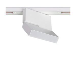 Biały regulowany prostokątny reflektor na szynę magnetyczną Multiline Oxyled 893562 Stripe Spot 12W 3000K 120stopni 11,5cm