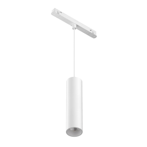 Biała lampa wisząca tuba na szynę magnetyczną Multiline Oxyled 895689 T60 LV L 9,2W 3000K 50stopni walec 6cm x 40cm