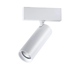 Biały smukły reflektor na szynę magnetyczną Multiline Oxyled 895399 Lugo LV L 7W 3000K 24stopnie nóżka 200mm