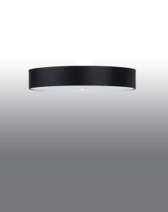 Plafon sufitowy klasyczny okrągły Sollux Lighting SL.0814 2BM SKALA 80 czarny 6xE27 80cm