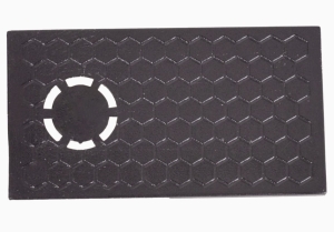 Czarna zaślepka do szynoprzewodów magnetycznych z rantem Azzardo AZ5687