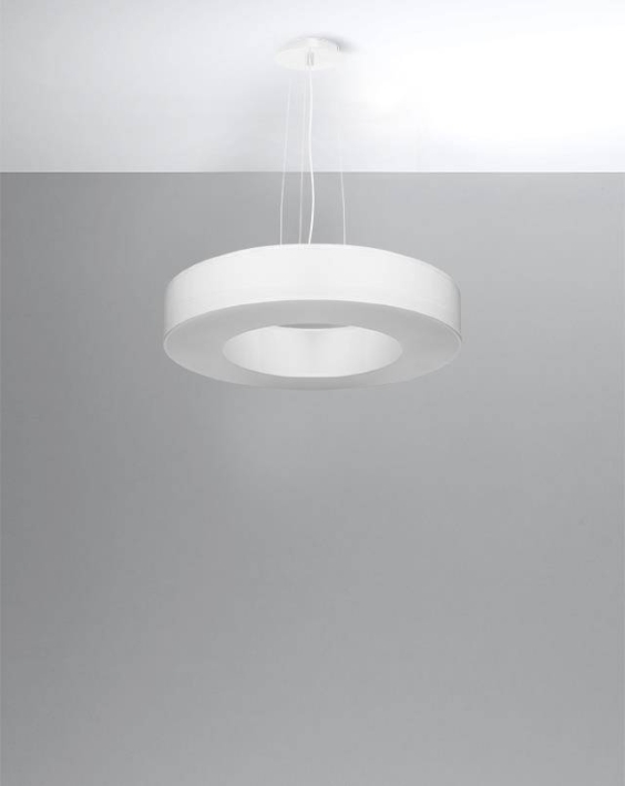Lampa Sollux Lighting Saturno Slim SL.0749 biały - 6a53a9eced344e288a739633ec88605b