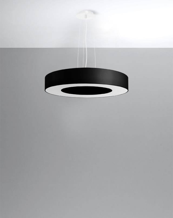 Lampa Sollux Lighting Saturno Slim SL.0750 czarny - bb09355b5dd6d243f49f91166a50867f