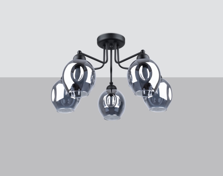 Lampa Sollux Lighting Fillan SL.1145 czarny - 76d54b5405feb317cace736268dadaad
