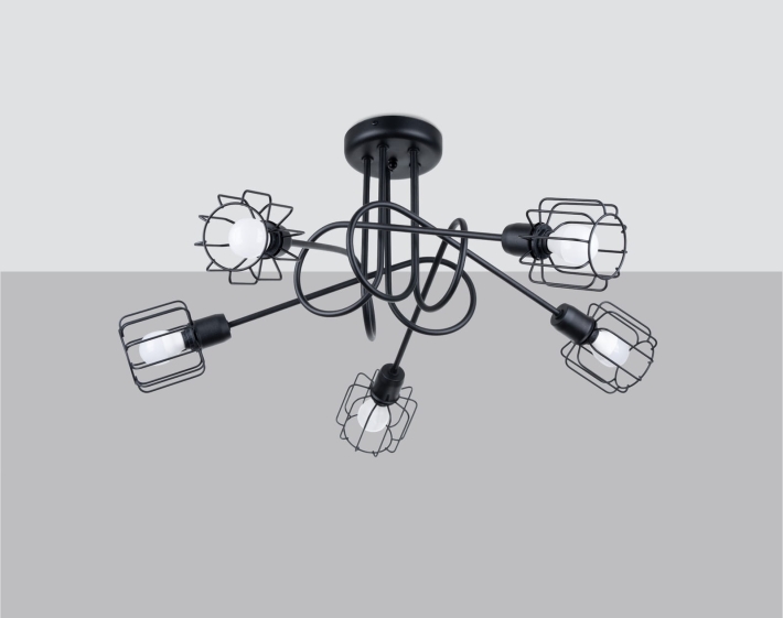 Lampa Sollux Lighting Beluci SL.1119 czarny - 86cfc86bd56de921a60abb2d5221e42e