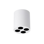 Plafon sufitowy w kształcie walca w stylu loftowym Sollux Lighting SL.1209 Deep Space ZOE biały LED 9W 4000K