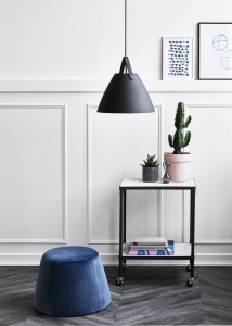 Lampa Wisząca Klosz Stożek Nordlux 84343003 Strap 36 E27 36cm x 337cm czarna skórzany pasek