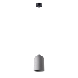 Lampa wisząca pojedyncza z kloszem betonowym Sollux Lighting SL.1306 Persian Indigo NIMIS 1xE27 125cm