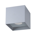 Lampa sufitowa plafon kwadrat Sollux Lighting SL.1278 Deep Space HATI szary 1xGU10