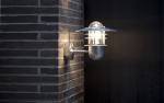 Zewnętrzna lampa ścienna kinkiet na elewację Nordlux 74481031 Agger E27 20x25x29cm IP54 galwanizowana