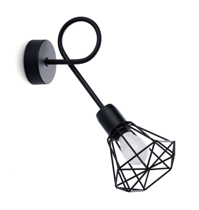 Lampa Sollux Lighting Artemis SL.1108  czarny - 6b4db824bbabe7951b03969dd722a213