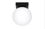 Lampa sufitowa plafon szklany kula Sollux Lighting SL.1151 YOLI 1 czarny 1xG9 12cm