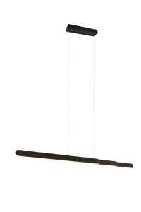 Lampa wisząca z regulacją wysokości oraz szerokości czarny mat Trio Lighting 343310332 HELIOS LED 48W 2700K-6500K