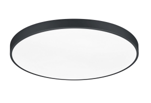 Lampa sufitowa plafon okrągły czarny matowy Trio Lighting 627417532 Waco LED 51W 2300K+3000K+4000K
