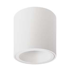 Biała okrągła oprawa sufitowa punktowa GU10 Loonari (Oxyled) Crosti Pero RO SM 459130