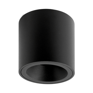 Czarna okrągła oprawa sufitowa punktowa GU10 Loonari (Oxyled) Crosti Pero RO SM 459147