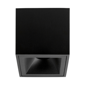 Czarna kwadratowa oprawa sufitowa punktowa GU10 Loonari (Oxyled) Crosti Pero SQ SM 459161