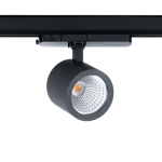 Czarny reflektor na szynę 3-fazową Loonari (Oxyled) Altino 701935 42W 4200lm 3500K 45stopni