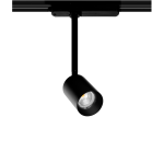 Czarny reflektor na szynę 3-fazową Loonari (Oxyled) S60 TR M  891308 9,2W 739lm CRI90 3000K 46stopni