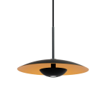 Czarno-złota oprawa zwieszana natynkowa Loonari (Oxyled) Laredo S 890936 12W 960lm 3000K 36+180stopni