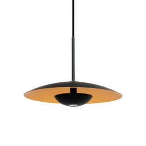 Czarno-złota oprawa zwieszana natynkowa Loonari (Oxyled) Laredo S 890936 12W 960lm 3000K 36+180stopni