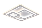Lampa sufitowa plafon nowoczesny kwadratowy matowa biel Trio Lighting 629219331 Mita LED 76W 2700K-6000K