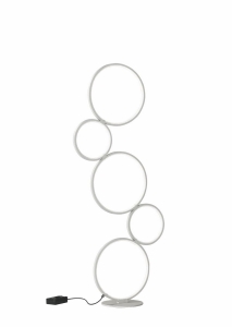 Lampa podłogowa pięć pierścieni ułożonych w stos Trio Lighting 422610531 Rondo LED 36W 3000K
