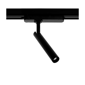 Czarny reflektor na szynę 3-fazową Loonari (Oxyled) Lugo TR M 899823 7W 675lm CRI90 4000K 24stopni