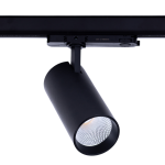 Czarny reflektor na szynę 3-fazową Loonari (Oxyled) Tursi 704424 40W 4550lm CRI90 3000K 60stopni