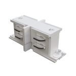 Biały łącznik wewnętrzny do szynoprzewodów 3-fazowych natynkowych Oxyled Powergear PRO-0433-W