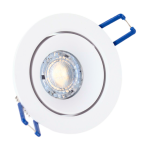 Biała okrągła oprawa podtynkowa GU10 Loonari (Oxyled) Crosti Orris 459260