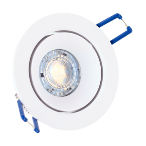 Biała okrągła oprawa podtynkowa GU10 Loonari (Oxyled) Crosti Orris 459260