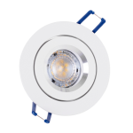 Biała okrągła oprawa podtynkowa GU10 Loonari (Oxyled) Crosti Larsi S 453329