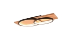 Lampa sufitowa plafon dwie elipsy matowy czarny Trio Lighting 641110232 Barca LED 30W 3000K