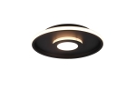 Lampa sufitowa okrągła do salonu i łazienki czarny mat Trio Lighting 680819332 Ascari LED 35W 3000K 40cm