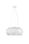 Lampa wisząca nowoczesna metalowa biały mat Trio Lighting 303500331 Zandor 3xE27 50cm