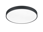 Lampa sufitowa minimalistyczna okrągły klosz czarny mat Trio Lighting 627415032 Waco LED 52.5W 2300+3000+4000K 49cm