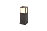 Lampa zewnętrzna słupek ogrodowy aluminiowy niski antracyt Trio Lighting 577860142 Witham LED 14.5W 2300+3000+4000K 40cm
