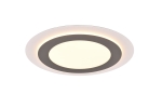 Okrągła lampa sufitowa sterowana za pomocą pilota nikiel mat Trio Lighting  641519207 Morgan LED 42W 2700 - 6500K 45cm