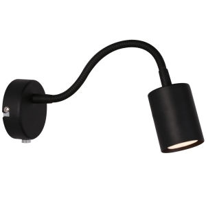 Lampa ścienna Kinkiet Nordlux 2113261003 Explore GU10 giętki Czarny kabel z wtyczką