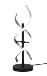 Lampa stojąca podłogowa w kształcie spirali ze zintegrowanym ściemniaczem aluminium szczotkowane Trio Lighting 541810205 Sequence LED 20.5W 2300+3000+4000K