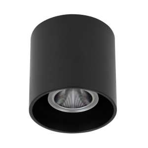 Czarna okrągła oprawa sufitowa punktowa Loonari (Oxyled) Senise RO 456689 11,4W 1288lm CRI90 3000K 36stopni