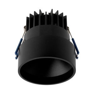 Czarna okrągła oprawa podtynkowa Loonari (Oxyled) Lapilo RC 456726 8W 660lm CRI90 3000K 40stopni