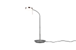Lampa stołowa metalowa ze ściemniaczem sensorowym i elastycznym okrągłym kloszem Trio Lighting 523310107 Monza LED 12W 2300+3000+4000K