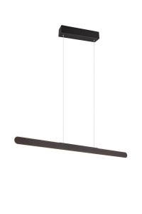 Lampa wisząca liniowa z regulacją wysokości światło góra dół czarny mat Trio Lighting 343310132 Helios LED 28W 2700 - 6500K